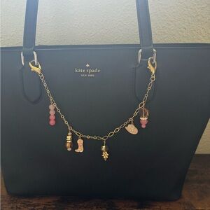 Pink Cowgirl Handmade Bag Charm